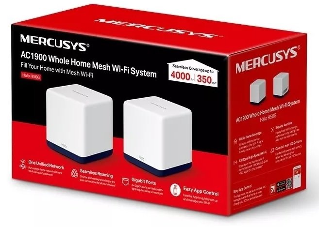 Sistema Mesh Mercusys Halo H50g X 2