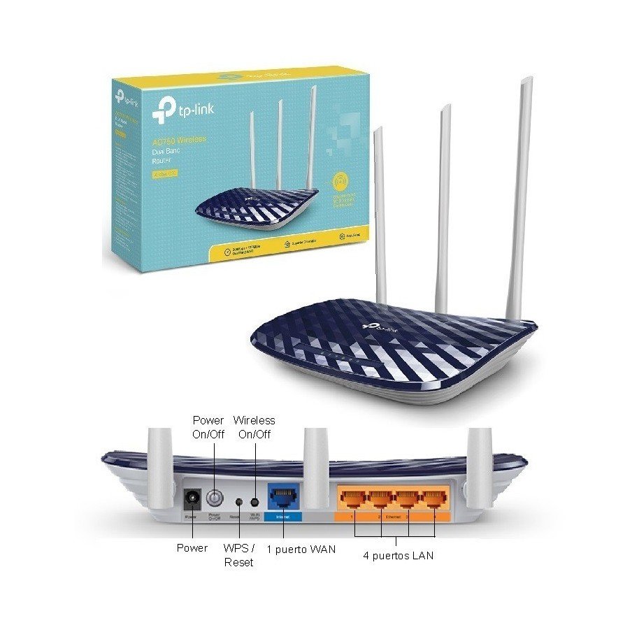Router Inalámbrico Tp-Link Archer C20. 3 en 1