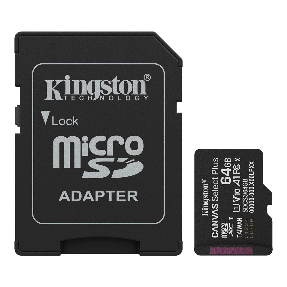 Memoria micro sd Kingston CANVAS Select plus 64GB