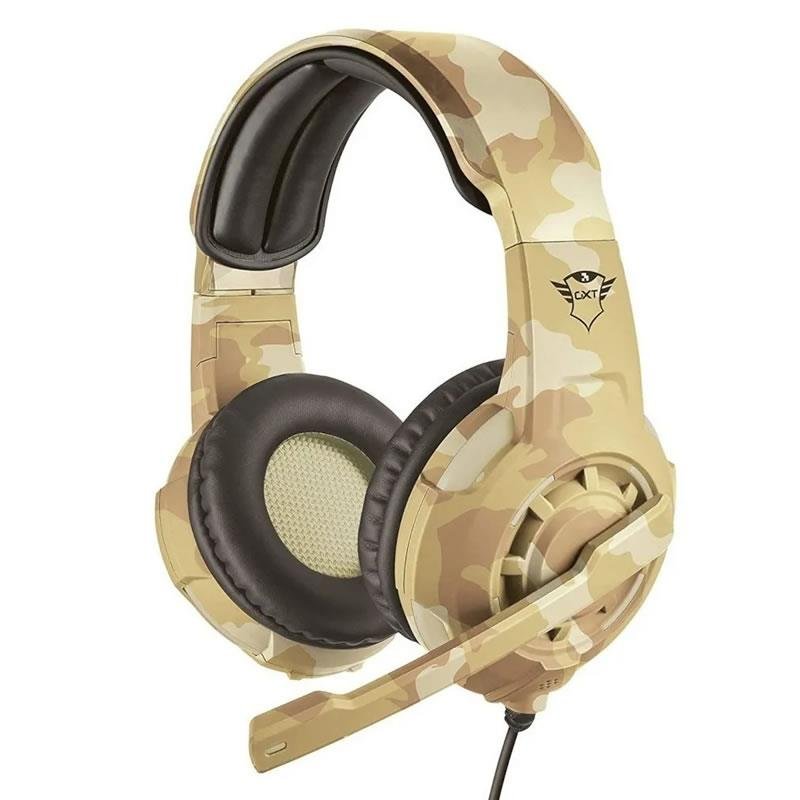 Auricular Gamer Trust Radius Desert Camo