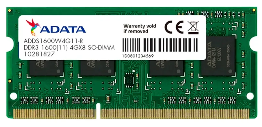 Memoria Sodimm 4gb Adata 1600
