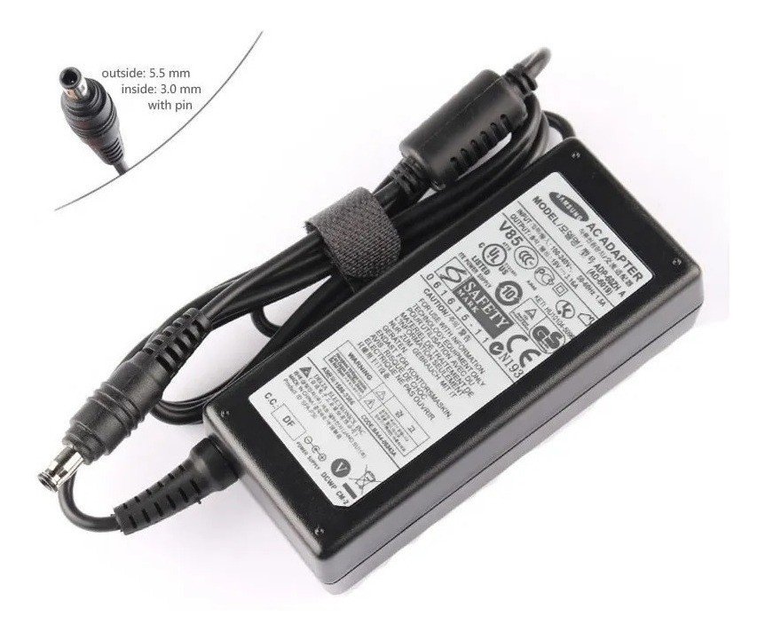 Cargador Notebook Samsung Original 19v 3.16a 65w