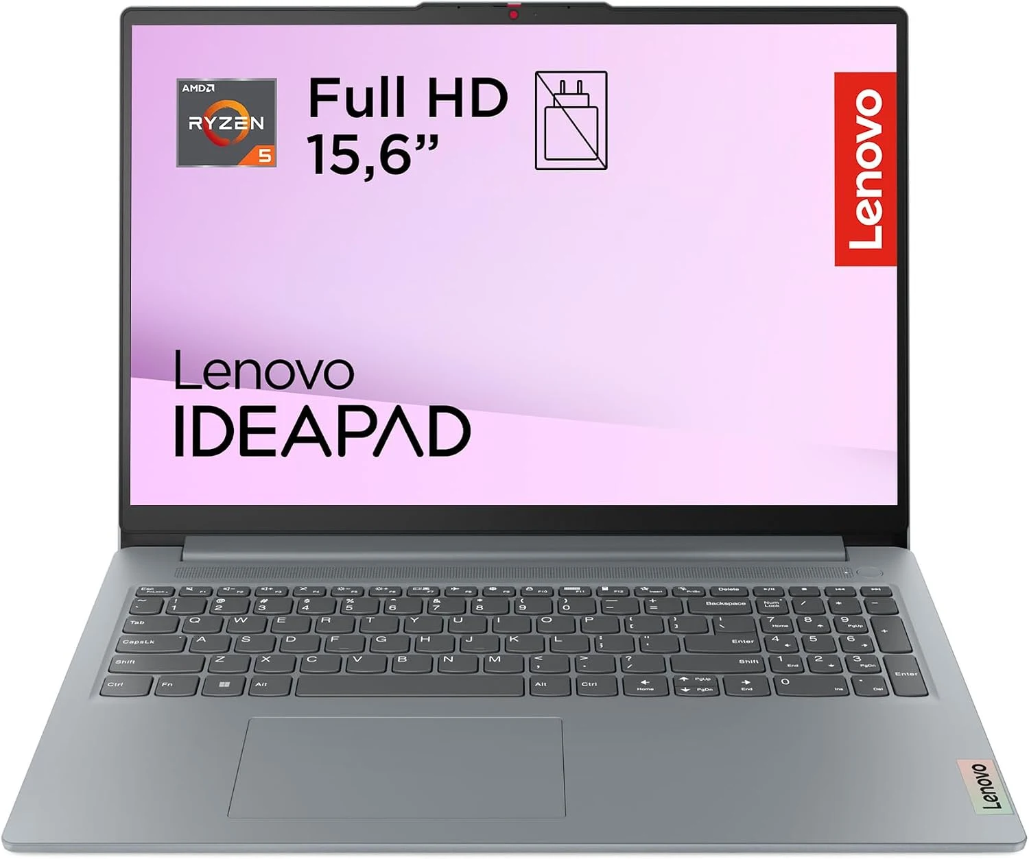 Notebook Lenovo IDP Slim 3. Generación 8. AMD Ryzen 5 40. 16Gb Ram ddr5. Ssd 512GB NvMe. Display 15.6 FHD. Teclado español
